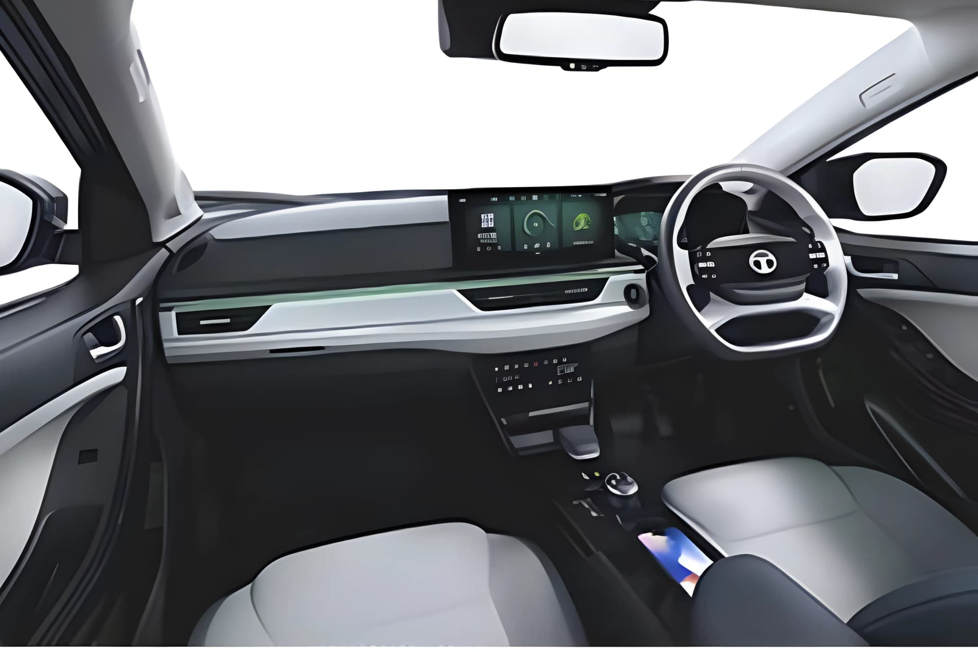 Tata Curvv EV Dashboard View