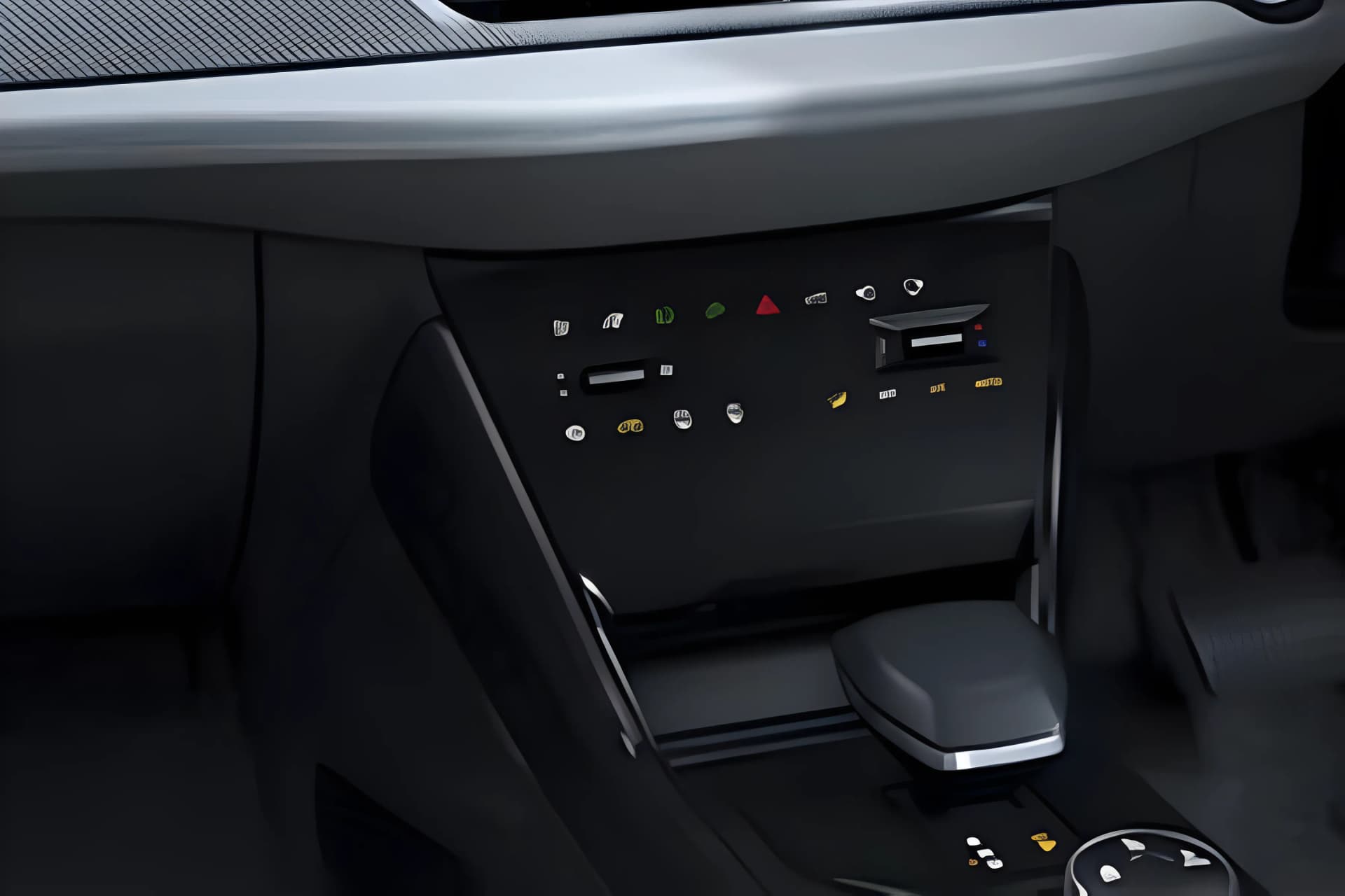 Tata Curvv EV Dashboard Controls View