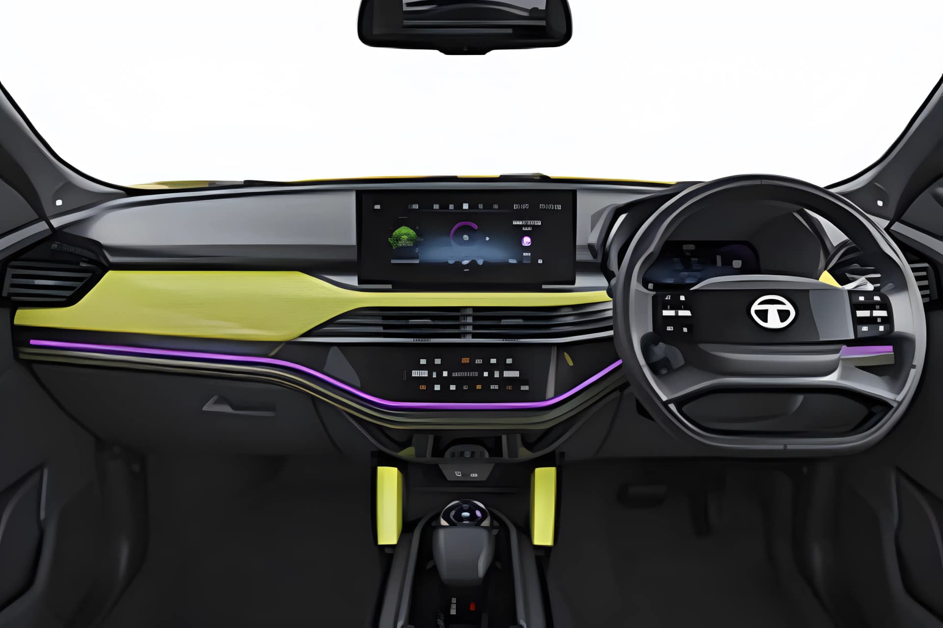 Tata Harrier Interior Dashboard View