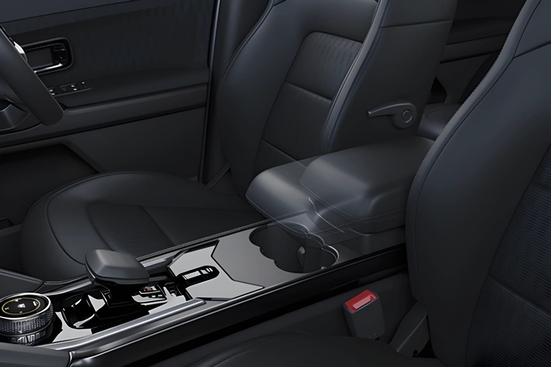 Tata Harrier Cup Holder View