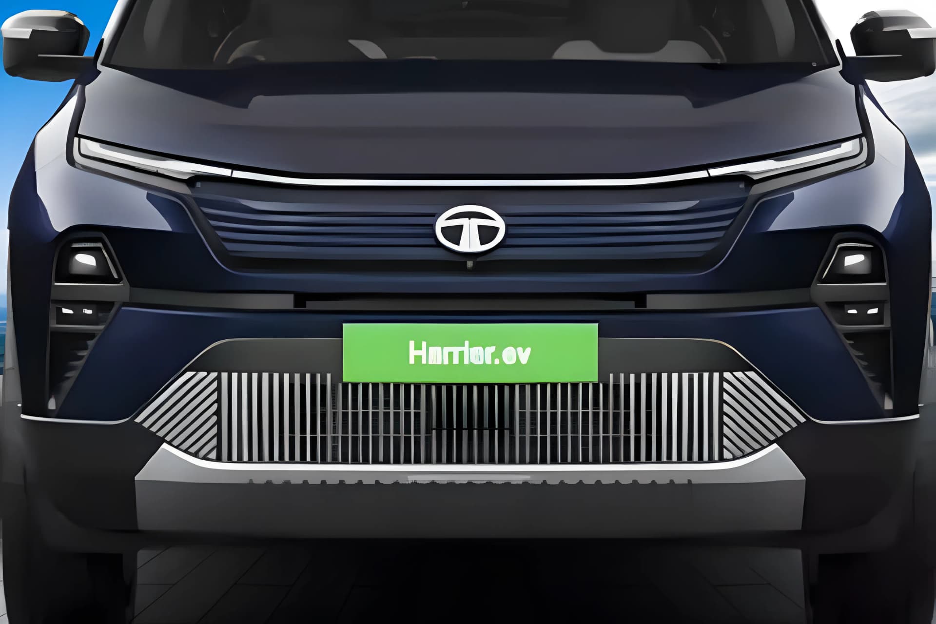 Tata Harrier EV Front Bumper View