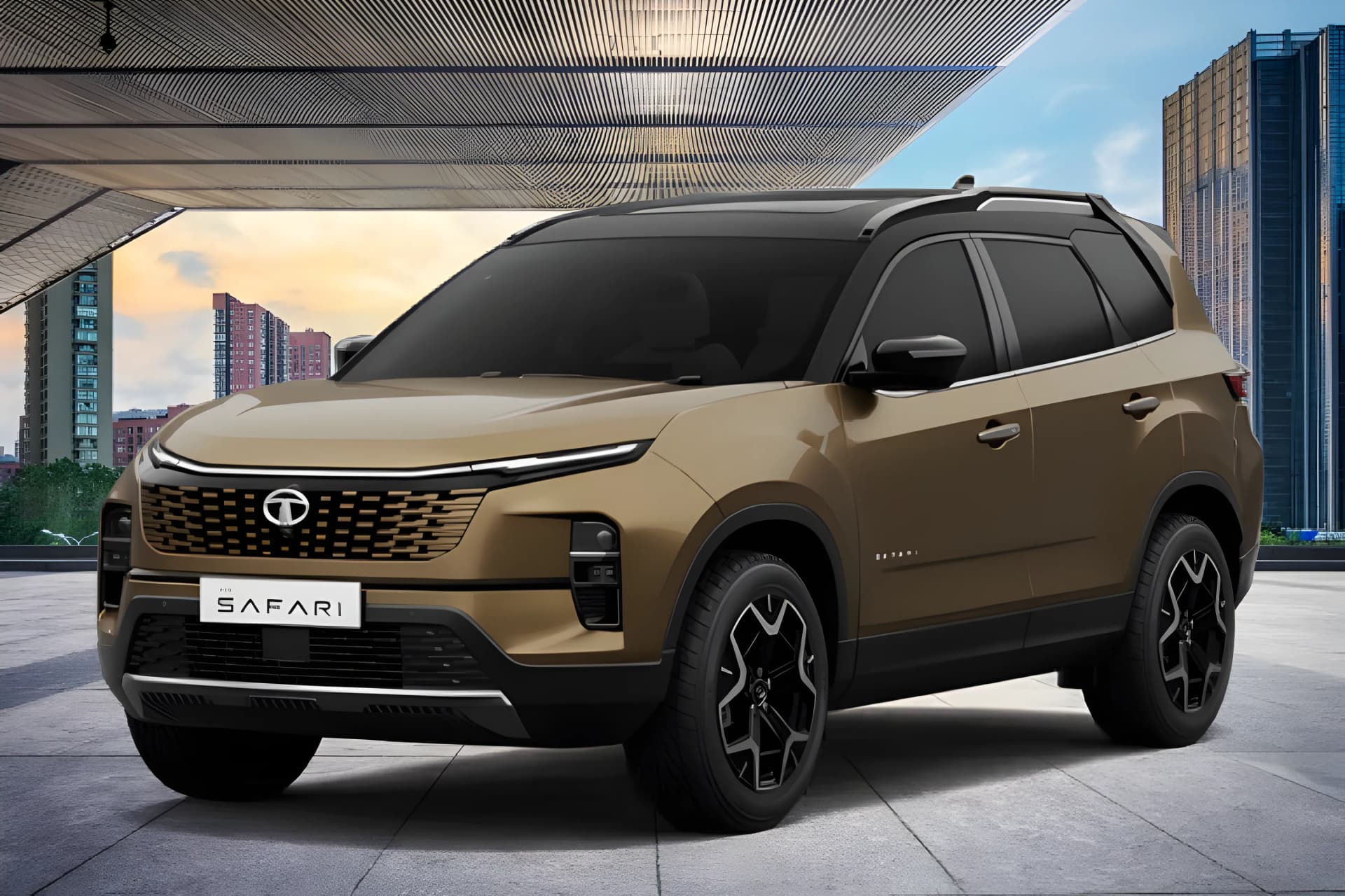 Tata Safari Front Left View