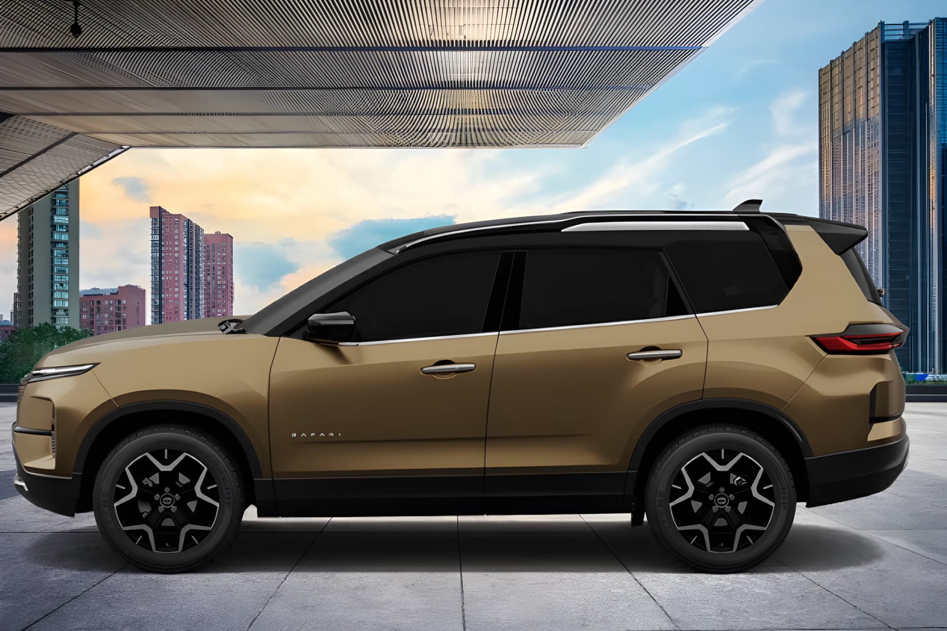 Tata Safari Left Side View