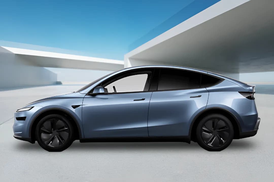 Tesla Model Y EV Left Side View