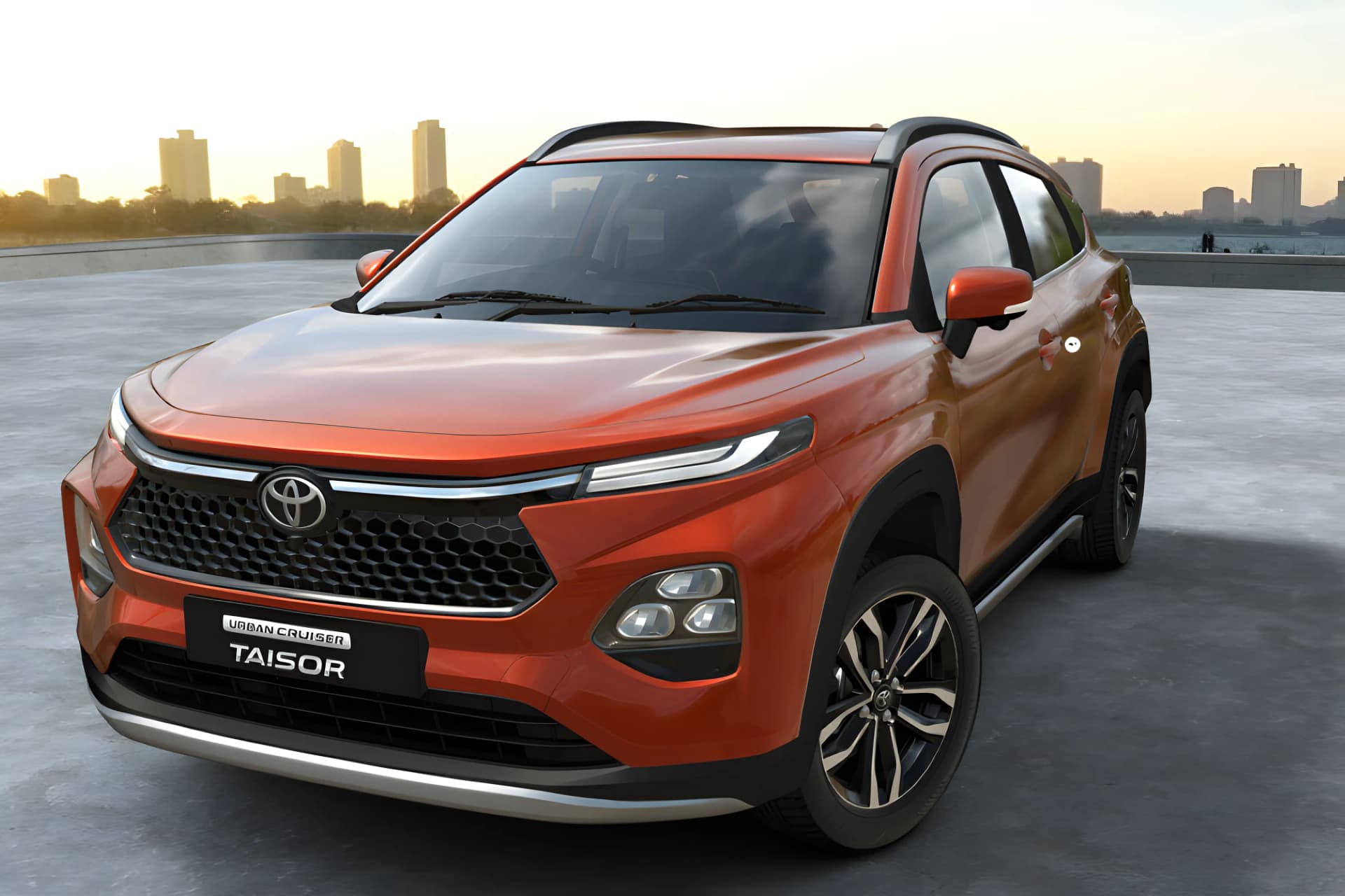Toyota Urban Cruiser Taisor Front Left View