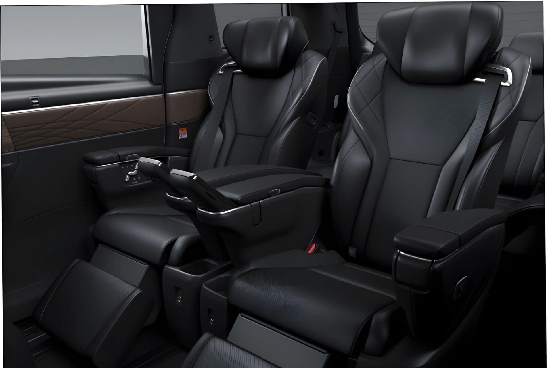 Toyota Vellfire Rear Seat View