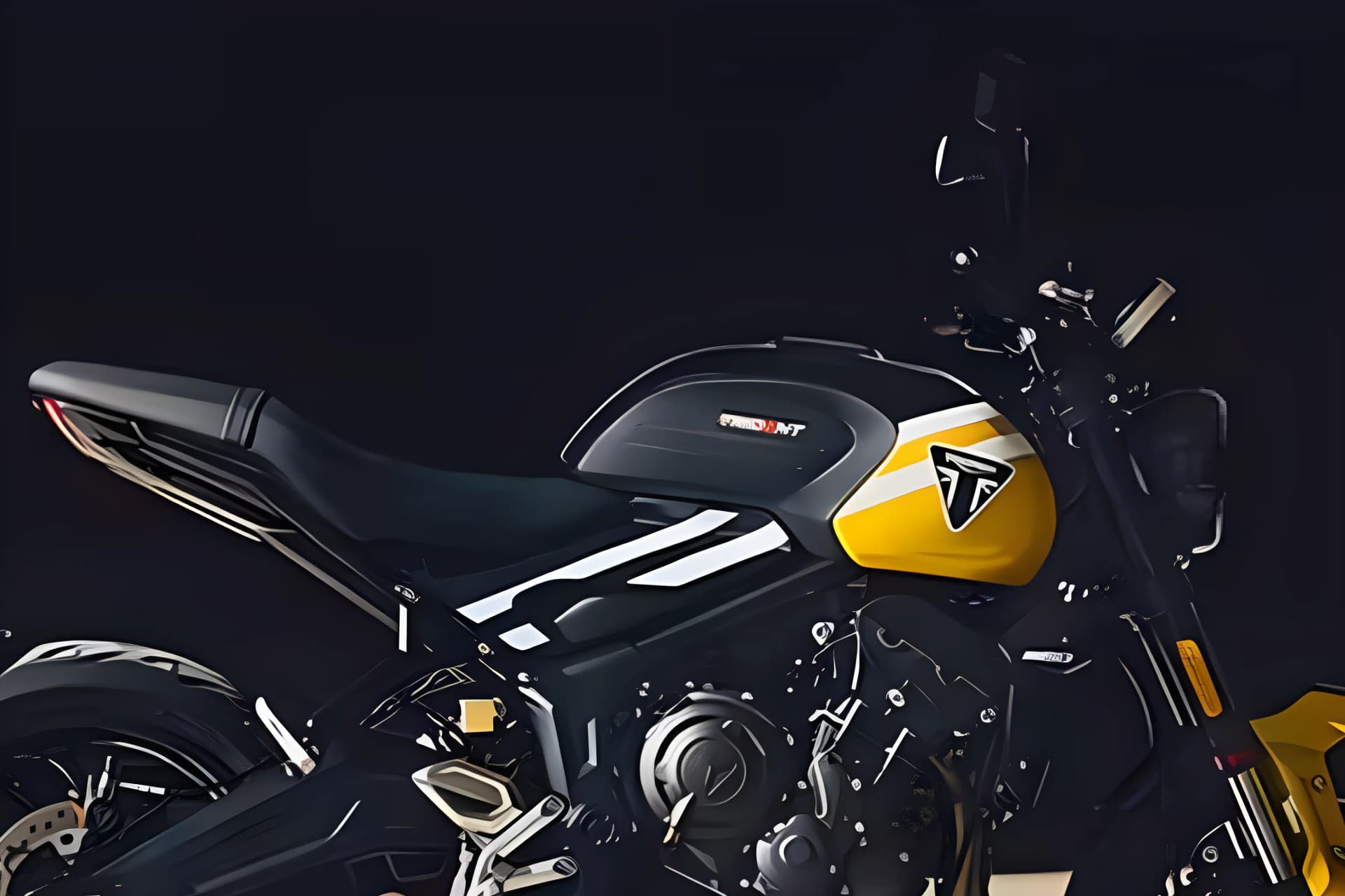 Triumph Trident 660 Seat View