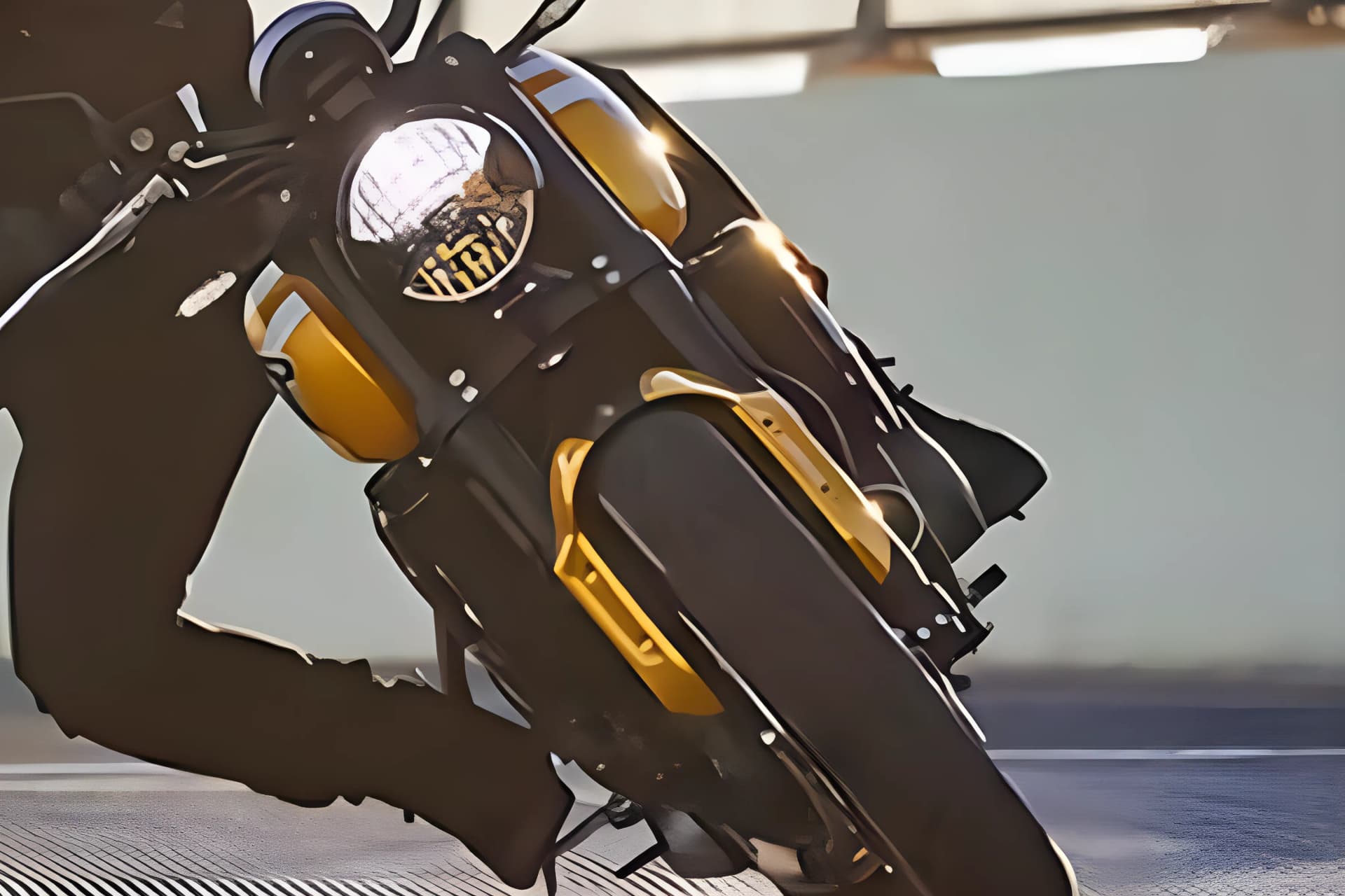 Triumph Trident 660 Headlight View