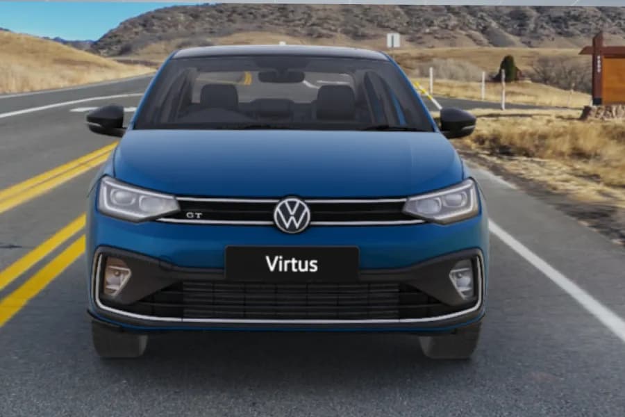 Volkswagen Virtus Chrome Front View