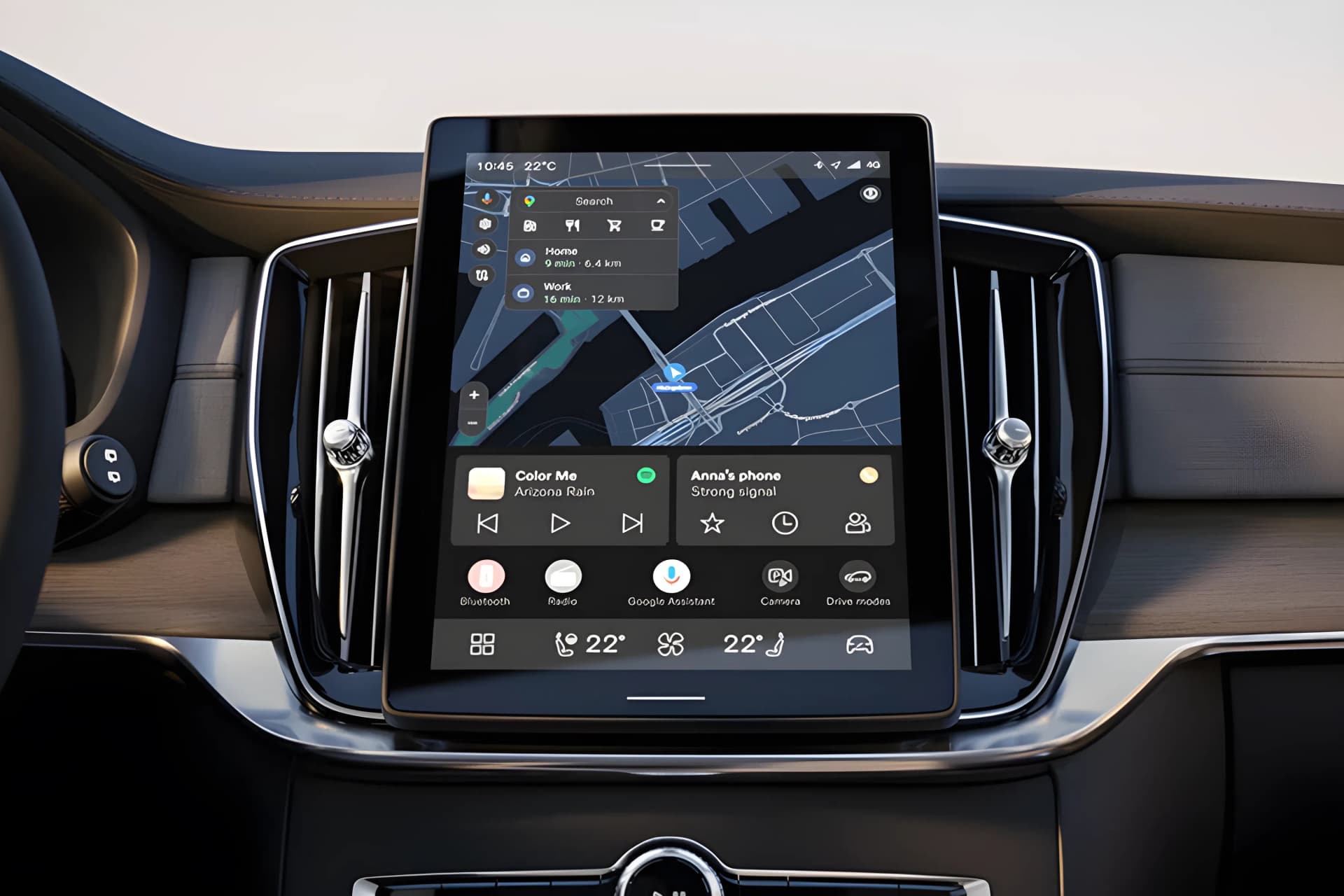 Volvo XC 90 Infontainment System View