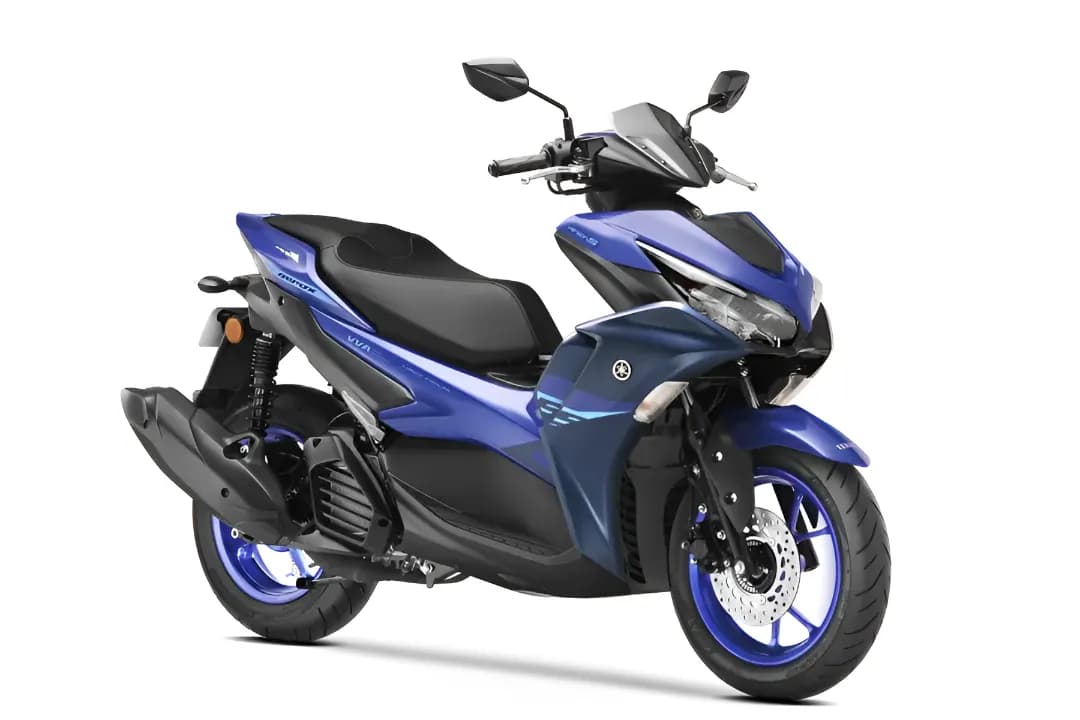 Yamaha Aerox 155 Racing Blue color