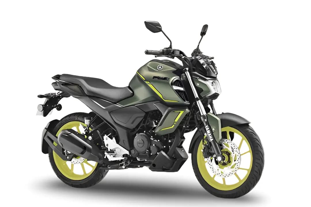 Yamaha FZ S FI Cyber Green color