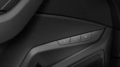Exterior mirrors , auto-dimming, with memory feature